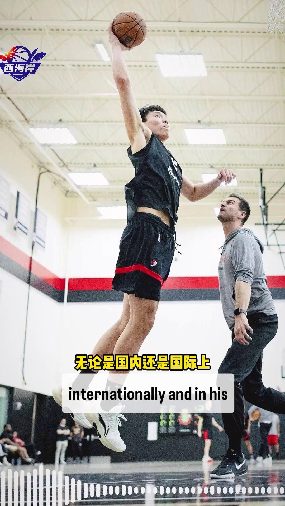 杨瀚森在洛杉矶进行训练与球哥等人同场竞技